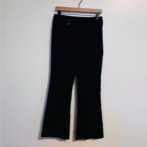 Elle Menno low rise y2k black flared dress pants size 7